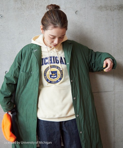 PAR ICI（パーリッシィ）の「コットンナイロンウェザー EDODAKIチェスターコート（チェスターコート・レディース・グリーン/ベージュ/チャコールグレー/グレー/グリーン系その他・FREE）」の15枚目の写真