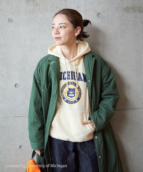 PAR ICI（パーリッシィ）の「コットンナイロンウェザー EDODAKIチェスターコート（チェスターコート・レディース・グリーン/ベージュ/チャコールグレー/グレー/グリーン系その他・FREE）」の16枚目の写真