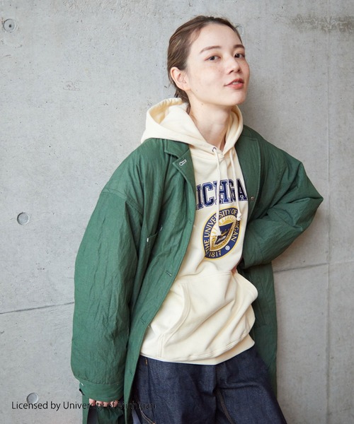 PAR ICI（パーリッシィ）の「コットンナイロンウェザー EDODAKIチェスターコート（チェスターコート・レディース・グリーン/ベージュ/チャコールグレー/グレー/グリーン系その他・FREE）」の19枚目の写真