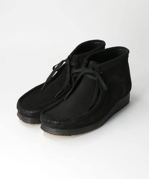Clarks(クラークス)の「<CLARKS> WALLABEE BT/シューズ(モカシン/デッキシューズ・メンズ・ブラック/ベージュ・8/9/7)」の2枚目の写真