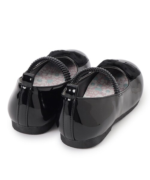 SHOO・LA・RUE（シューラルー）の「◆【セレモニー】チュールリボンシューズ（ドレスシューズ・キッズ・ブラック/ブラック系7・20/80/90）」の5枚目の写真