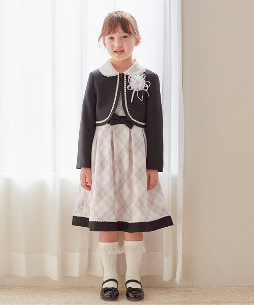 SHOO・LA・RUE（シューラルー）の「◆【セレモニー】チュールリボンシューズ（ドレスシューズ・キッズ・ブラック/ブラック系7・20/80/90）」の8枚目の写真