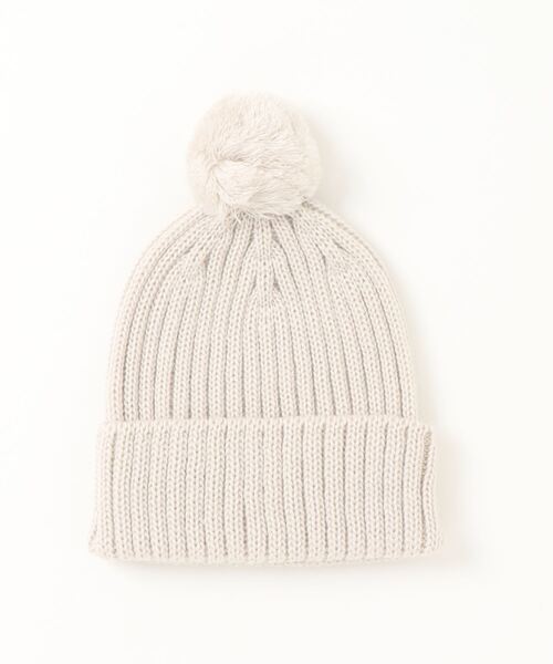 THE NORTH FACE（ザノースフェイス）の「THE NORTH FACE/ザ・ノース・フェイス/BABY CAPPUCHO LID/ベビー カプッチリッド/HEADWEAR/ﾍｯﾄﾞｳｪｱ/NNB41800/BABY CAPPUCHO LID（ニットキャップ/ビーニー・キッズ・エメラルド/ブルー/サーモンピンク/ベージュ・FREE）」の5枚目の写真