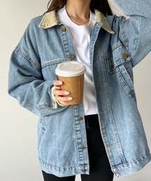 ビッグシルエット デニムジャケット