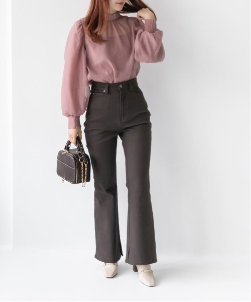 RANDA(ランダ)の「編み込みハンドル3WAYミニショルダーバッグ(ショルダーバッグ・レディース・ダークブラウン/ブラウン/アイボリー・FREE)」の9枚目の写真