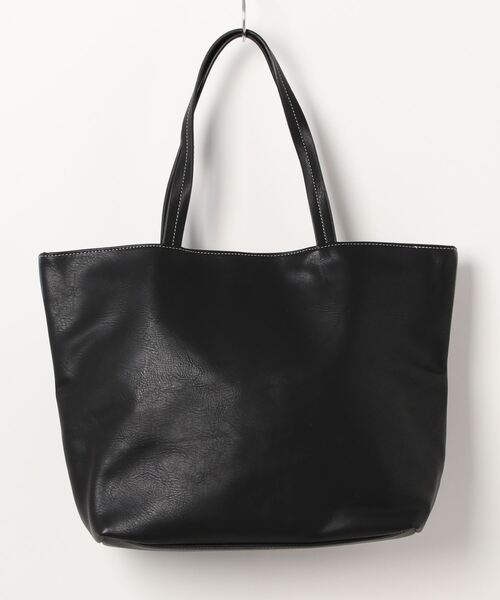 mimis(ミイーミイーズ)の「パッチワークトートバッグ(トートバッグ・レディース・ブルー/グレー・FREE)」の4枚目の写真