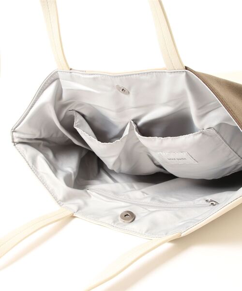 mimis(ミイーミイーズ)の「パッチワークトートバッグ(トートバッグ・レディース・ブルー/グレー・FREE)」の6枚目の写真