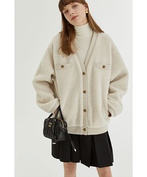 Fano Studios（ファノ ストゥディオズ）の「Vネック ボアカーディガン FD22W073【Fano Studios】（カーディガン/ボレロ・メンズ）」