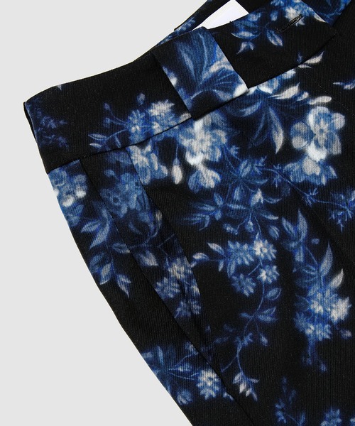 Erdem（アーデム）の「PRINTED STRAIGHT FULL LENGTH TROUSERS（スラックス・レディース・ブルー・8/6）」の8枚目の写真