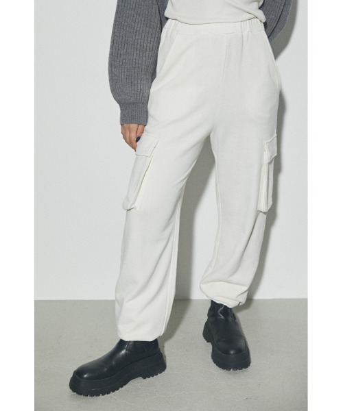 LAGUA GEM（ラグアジェム）の「SIDE POCKET SW PT スウェットパンツ（スウェットパンツ・レディース・アイボリー/グレー/ブラック・FREE）」の7枚目の写真