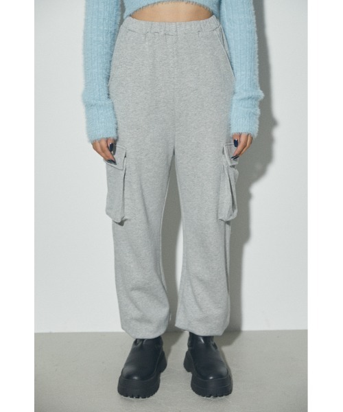 LAGUA GEM（ラグアジェム）の「SIDE POCKET SW PT スウェットパンツ（スウェットパンツ・レディース・アイボリー/グレー/ブラック・FREE）」の6枚目の写真