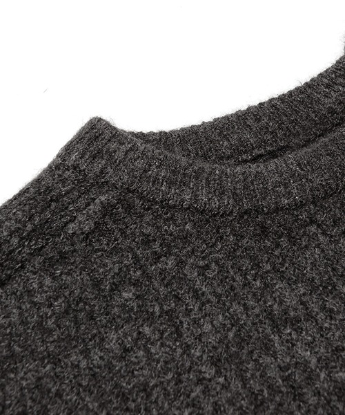 coca（coca）（コカ）の「ヤック風エポーレットスリーブプルオーバー（ニット/セーター・レディース・チャコール/ピンク・M/L）」の19枚目の写真