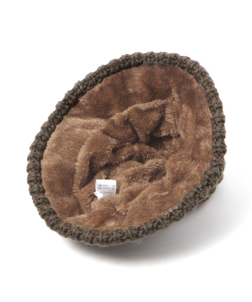 studio CLIP(スタディオクリップ)の「MOZニットバケットハット(ハット・レディース・ベージュ/ダークブラウン・FREE)」の5枚目の写真