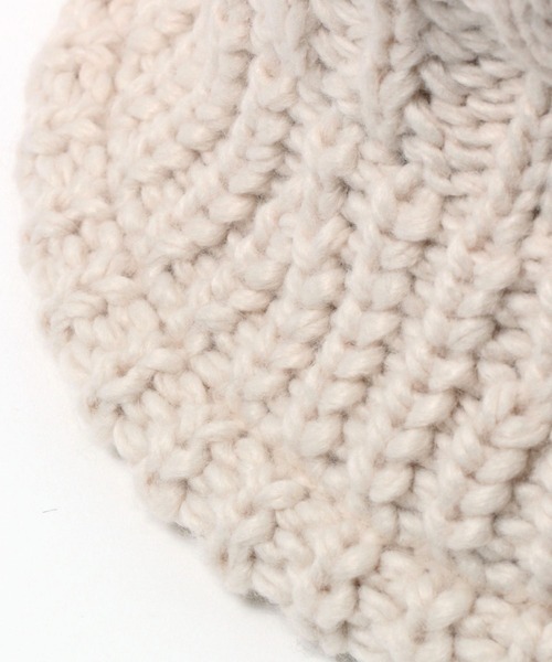studio CLIP(スタディオクリップ)の「MOZニットバケットハット(ハット・レディース・ベージュ/ダークブラウン・FREE)」の12枚目の写真