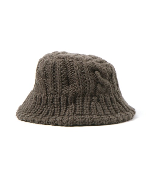 studio CLIP(スタディオクリップ)の「MOZニットバケットハット(ハット・レディース・ベージュ/ダークブラウン・FREE)」の13枚目の写真