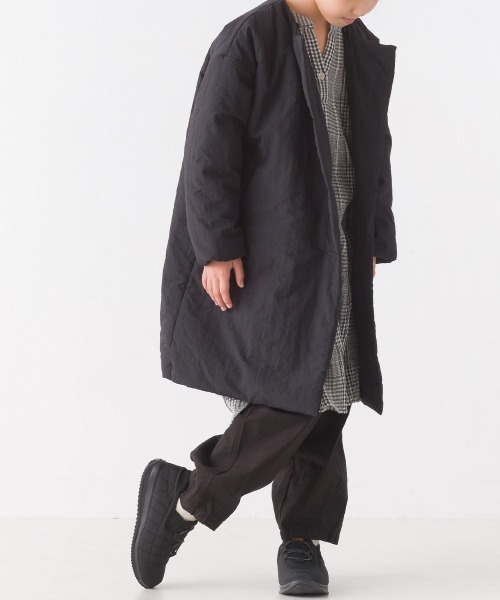 キッズ撥水加工ステッチレス2Wayロングコート