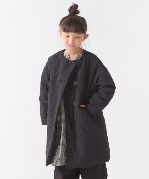 キッズ撥水加工ステッチレス2Wayロングコート