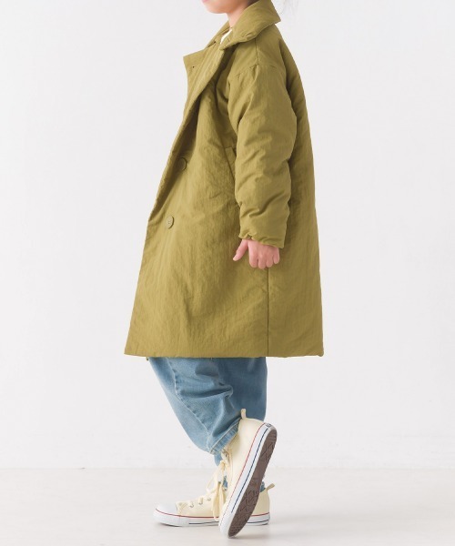 キッズ撥水加工ステッチレス2Wayロングコート