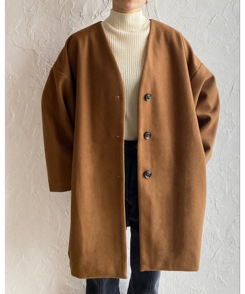 She's Closet（シーズクローゼット）の「プチハイネックタイト長袖リブニットプルオーバー（ニット/セーター・レディース・オフホワイト/グレー/ブラック/アイボリー/ミント/ベージュ/パープル/グリーン/スモークピンク/ブルー/マスタード/グレイッシュベージュ・M/L）」の17枚目の写真