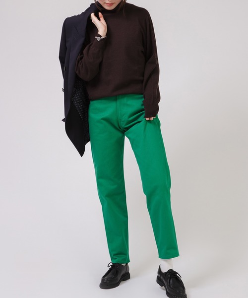 LENO（リノ）の「LENO・LUCY HIGH WAIST TAPERED PANTS（その他パンツ・レディース・レッド/グリーン/ブルー/チャコール・00/1/2）」の11枚目の写真