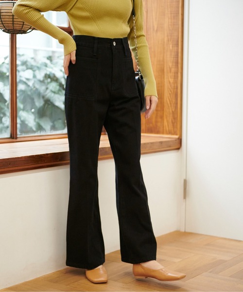 FREE'S MART（フリーズマート）の「【Sシリーズ対応】フロントポケットバギーワイドパンツ（その他パンツ・レディース・ブルー系その他/ホワイト系その他/ブラック系その他・MEDIUM/SMALL/X-SMALL）」の10枚目の写真