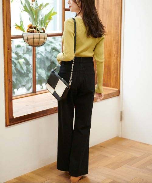 FREE'S MART（フリーズマート）の「【Sシリーズ対応】フロントポケットバギーワイドパンツ（その他パンツ・レディース・ブルー系その他/ホワイト系その他/ブラック系その他・MEDIUM/SMALL/X-SMALL）」の9枚目の写真