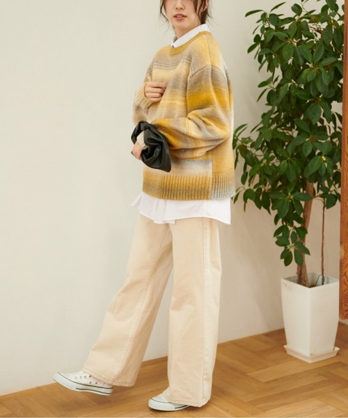 FREE'S MART（フリーズマート）の「【Sシリーズ対応】フロントポケットバギーワイドパンツ（その他パンツ・レディース・ブルー系その他/ホワイト系その他/ブラック系その他・MEDIUM/SMALL/X-SMALL）」の15枚目の写真