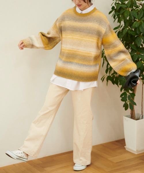 FREE'S MART（フリーズマート）の「【Sシリーズ対応】フロントポケットバギーワイドパンツ（その他パンツ・レディース・ブルー系その他/ホワイト系その他/ブラック系その他・MEDIUM/SMALL/X-SMALL）」の14枚目の写真