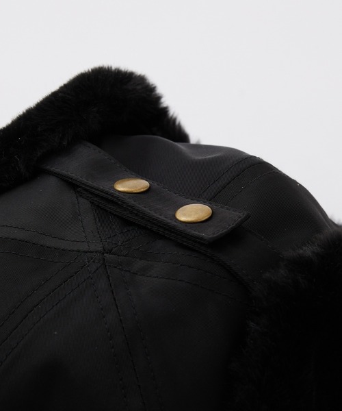 CIAOPANIC TYPY（チャオパニックティピー）の「【KIDS】フライトキャップ（キャップ・キッズ・アイボリー/ブラック・ONE SIZE）」の8枚目の写真