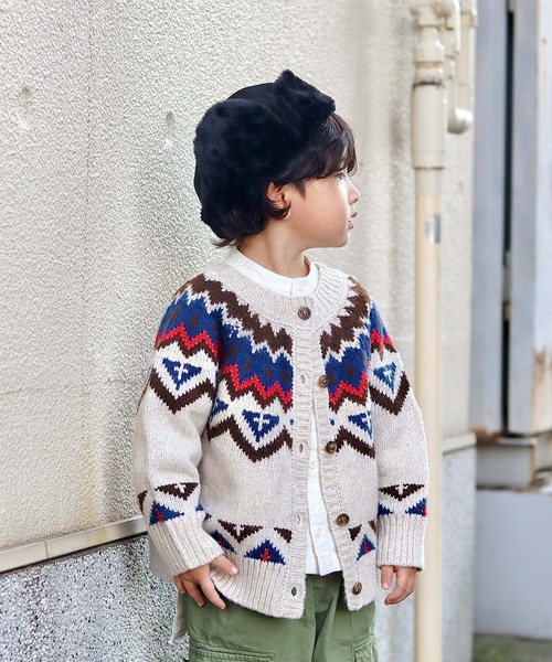 CIAOPANIC TYPY（チャオパニックティピー）の「【KIDS】フライトキャップ（キャップ・キッズ・アイボリー/ブラック・ONE SIZE）」の14枚目の写真