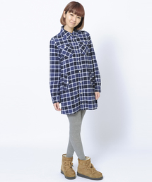 X-girl | SHAGGY PLAID SHIRT DRESS(ワンピース)