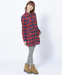 X-girl | SHAGGY PLAID SHIRT DRESS(ワンピース)