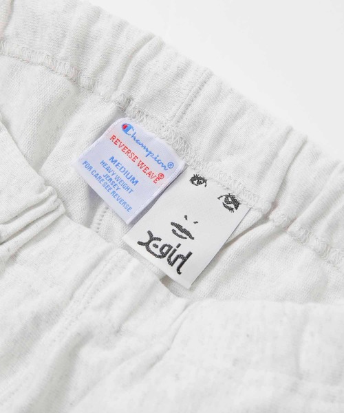Champion（チャンピオン）の「X-girl × Champion REVERSE WEAVE LOUNGE PANTS（その他パンツ・レディース・ブルー/アッシュ/ブラック・XS/S/M）」の7枚目の写真