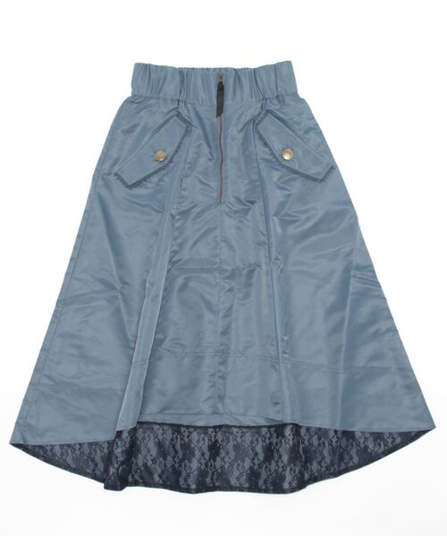 axes femme POETIQUE（アクシーズファムポエティック）の「ＭＡー１フィッシュテールスカート（スカート・レディース・ブラック/ブルーグレー/グリーン・MEDIUM）」の5枚目の写真