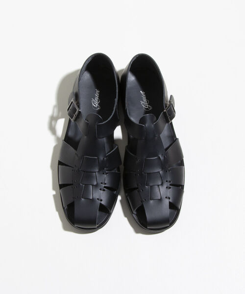 GLOSTER（グロスター）の「【GLOSTER/グロスター】レザーグルカサンダル GURKA SANDALS（サンダル・メンズ・ブラック・26/27/28）」の3枚目の写真