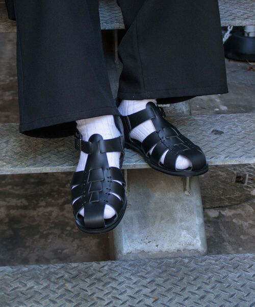 GLOSTER（グロスター）の「【GLOSTER/グロスター】レザーグルカサンダル GURKA SANDALS（サンダル・メンズ・ブラック・26/27/28）」の13枚目の写真