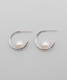 VATSURICA | 〈VATSURICA〉silver 925 / 金属アレルギー対応 / 一粒 パール ラウンド ピアス(ピアス（両耳用）)
