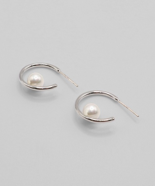 VATSURICA（バツリカ）の「〈VATSURICA〉silver 925 / 金属アレルギー対応 / 一粒 パール ラウンド ピアス（ピアス（両耳用）・レディース・シルバー/ゴールド・FREE）」の6枚目の写真