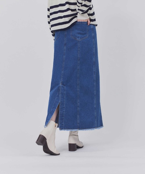 BACK NUMBER（バックナンバー）の「【BACK NUMBER】切替デニムスカート