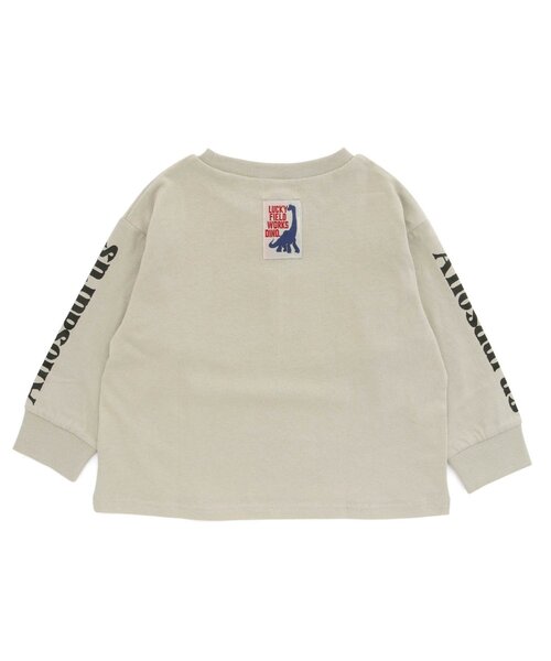 F.O.KIDS(エフオーキッズ)の「ALLOSAURUS BOX TEE(Tシャツ/カットソー・キッズ・ベージュ/パープル/チャコール・140/120/80/130/95/90/100/110)」の9枚目の写真