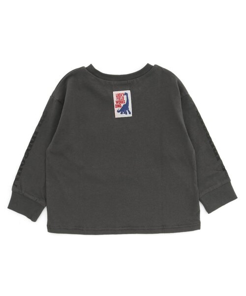 F.O.KIDS(エフオーキッズ)の「ALLOSAURUS BOX TEE(Tシャツ/カットソー・キッズ・ベージュ/パープル/チャコール・140/120/80/130/95/90/100/110)」の10枚目の写真