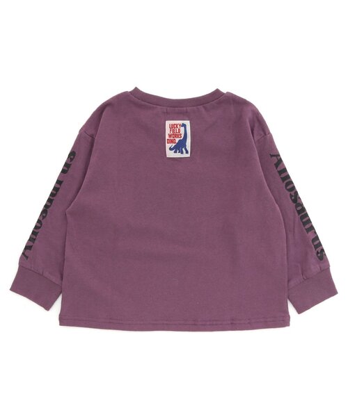 F.O.KIDS(エフオーキッズ)の「ALLOSAURUS BOX TEE(Tシャツ/カットソー・キッズ・ベージュ/パープル/チャコール・140/120/80/130/95/90/100/110)」の11枚目の写真