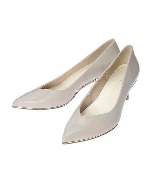 YECCA VECCA（イェッカヴェッカ）の「メタルラインパンプス（パンプス・レディース・グレイッシュベージュ/アイボリー・24.5cm/23.5cm/22.5cm）」の10枚目の写真