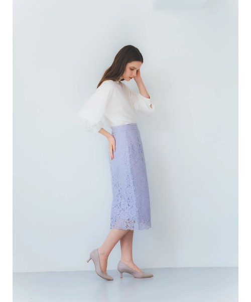 YECCA VECCA（イェッカヴェッカ）の「メタルラインパンプス（パンプス・レディース・グレイッシュベージュ/アイボリー・24.5cm/23.5cm/22.5cm）」の4枚目の写真