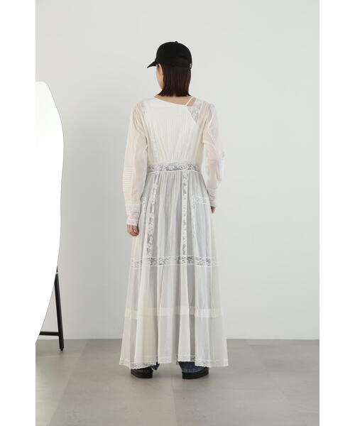 JILL STUART（ジルスチュアート）の「◇レースピンタックドレス