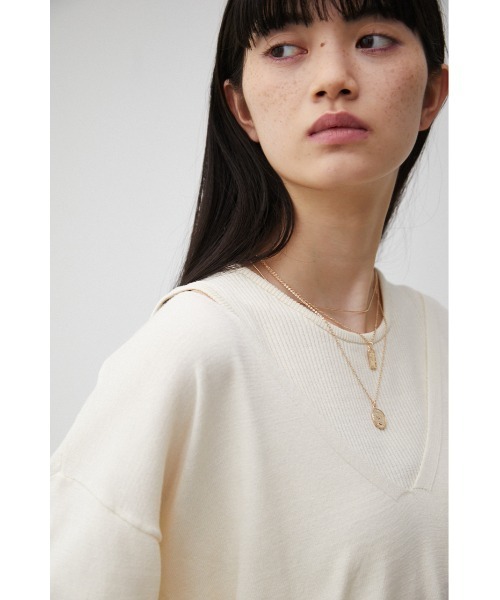AZUL by moussy（アズールバイマウジー）の「COIN THREE-STRAND NECKLACE/コインスリーストランドネックレス（ネックレス・レディース・ゴールド系その他/シルバー・FREE）」の14枚目の写真