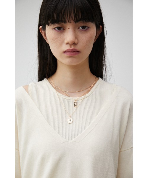 AZUL by moussy（アズールバイマウジー）の「COIN THREE-STRAND NECKLACE/コインスリーストランドネックレス（ネックレス・レディース・ゴールド系その他/シルバー・FREE）」の15枚目の写真