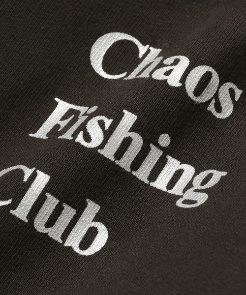 BEAMS T（ビームスティー）の「Chaos Fishing Club / LOGO HOODIE（スウェット・メンズ・グレー/ブラック・LARGE/X-LARGE/MEDIUM）」の4枚目の写真