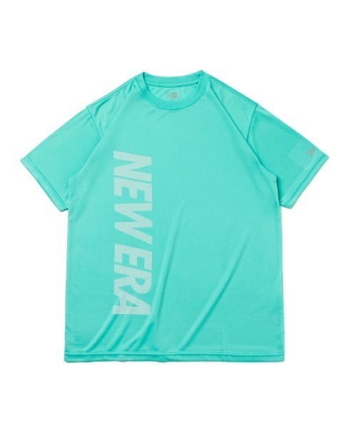 NEW ERA（ニューエラ）の「NEW ERA/ニューエラ/NEW ERA PERFORMANCE/ニューエラパフォーマンス 吸水速乾 UVカット フロントプリントTシャツ 13516829/13516830/13516831（Tシャツ/カットソー・メンズ・エメラルド/ブラック/ホワイト・XXL/XL/L/M）」の3枚目の写真