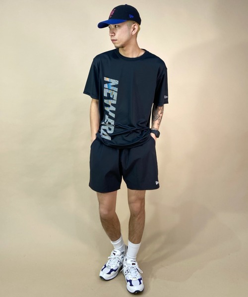 NEW ERA（ニューエラ）の「NEW ERA/ニューエラ/NEW ERA PERFORMANCE/ニューエラパフォーマンス 吸水速乾 UVカット フロントプリントTシャツ 13516829/13516830/13516831（Tシャツ/カットソー・メンズ・エメラルド/ブラック/ホワイト・XXL/XL/L/M）」の15枚目の写真